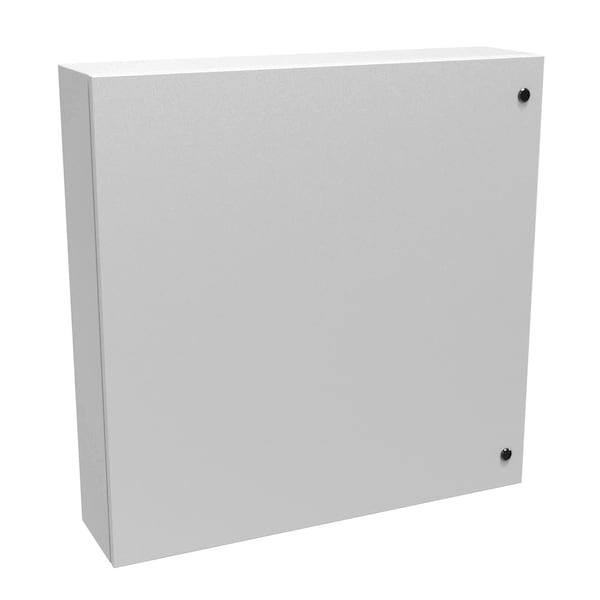 Hammond Slotted 1/4 Turn Latch Electrical Enclosures, 36 in H, 8 in D, 36 in W, NEMA 4, Steel EN4SD36368LG - main